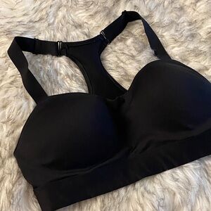 PINK Active push-ups Black Racerback Bra